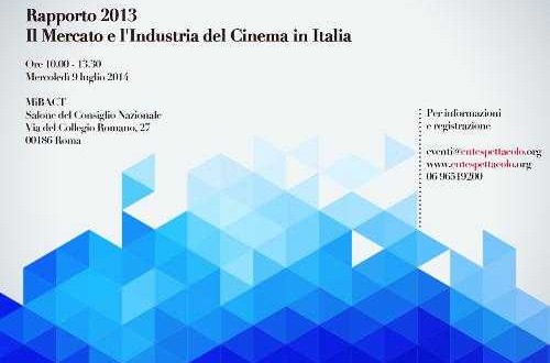 I numeri della settima arte: Rapporto 2013