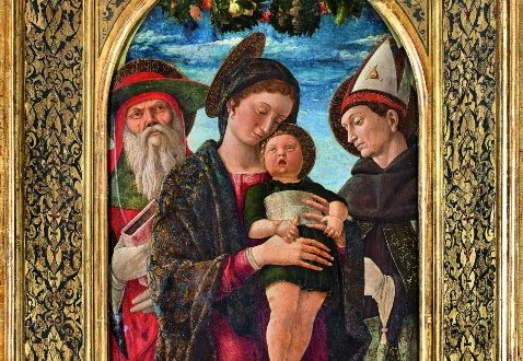 2. Mantegna, Madonna con bambino