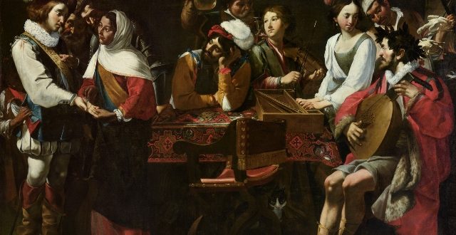 Gregorio e Mattia Preti, Concerto con scena di buona ventura